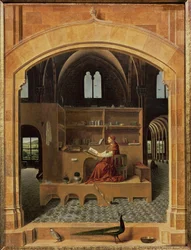 Saint Jérôme dans son étude, vers 1475